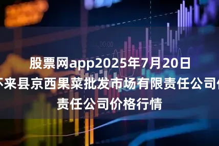 股票网app2025年7月20日河北省怀来县京西果菜批发市场有限责任公司价格行情