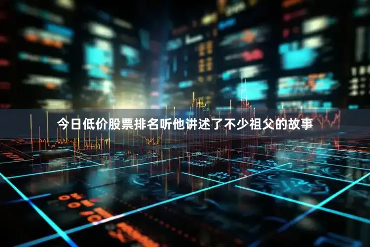 今日低价股票排名听他讲述了不少祖父的故事